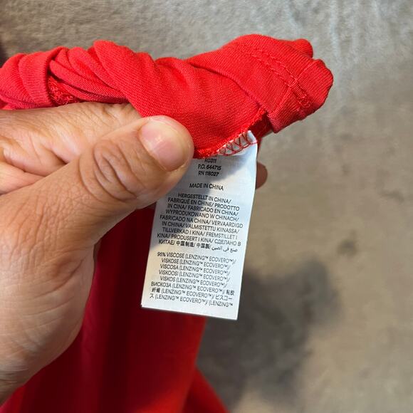 Boden Jersey Maxi Skirt Red Skirt‎ Size 8 - Picture 3 of 6